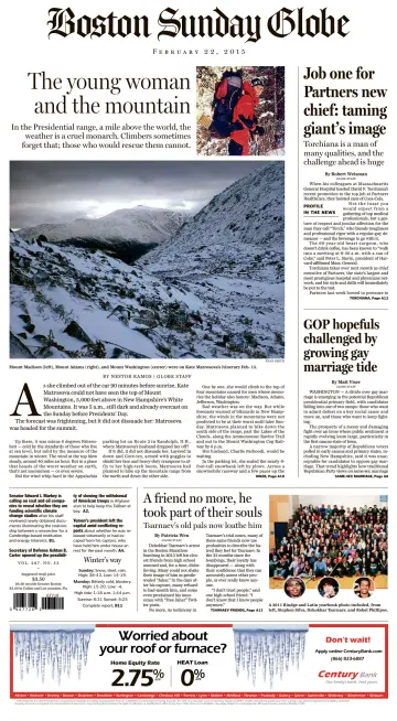Boston Sunday Globe - 22 Feb 2015