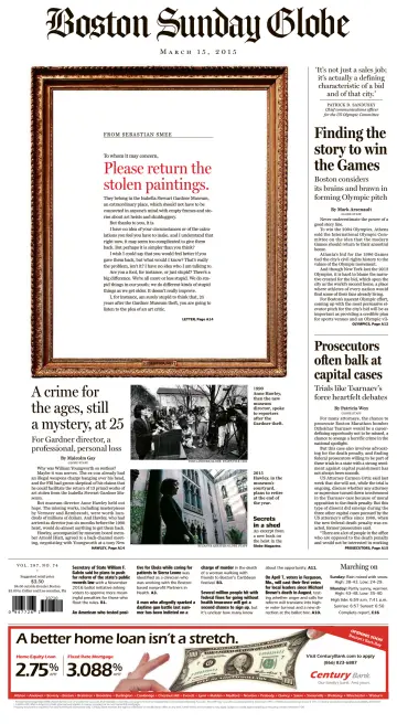 Boston Sunday Globe - 15 Mar 2015