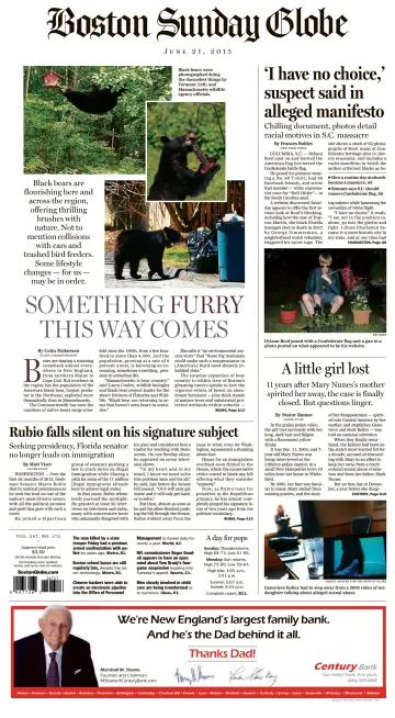 Boston Sunday Globe - 21 Jun 2015