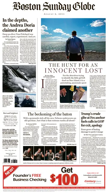 Boston Sunday Globe - 9 Aug 2015
