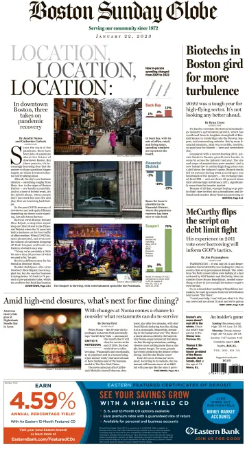 Boston Sunday Globe - 22 Jan 2023
