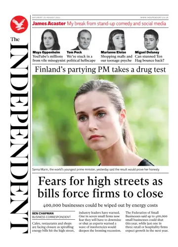 The Independent - 20 Aug 2022