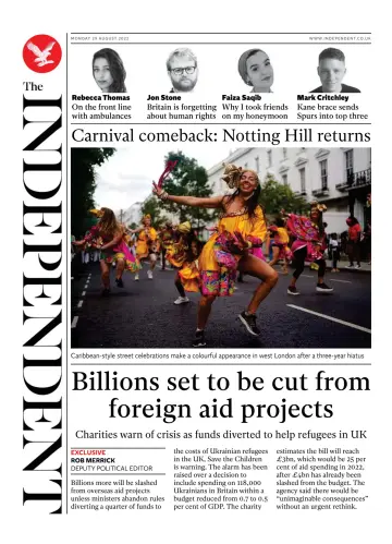 The Independent - 29 Aug 2022