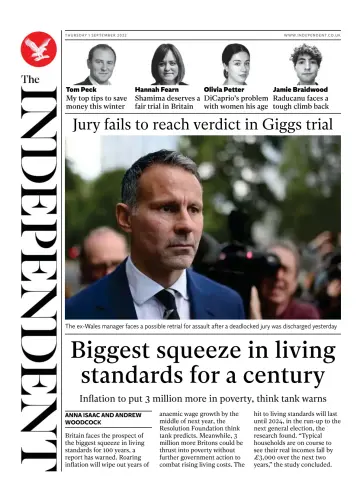 The Independent - 1 Sep 2022