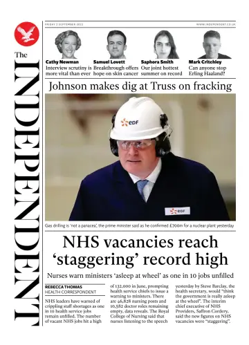 The Independent - 2 Sep 2022