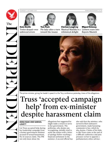 The Independent - 6 Oct 2022