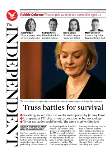 The Independent - 15 Oct 2022