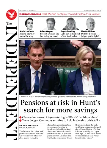 The Independent - 18 Oct 2022