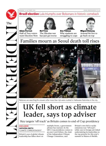 The Independent - 31 Oct 2022