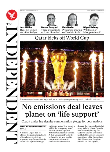 The Independent - 21 Nov 2022