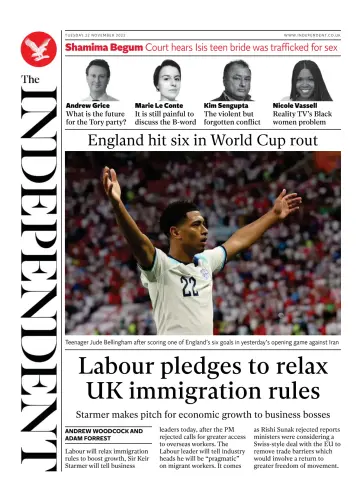 The Independent - 22 Nov 2022