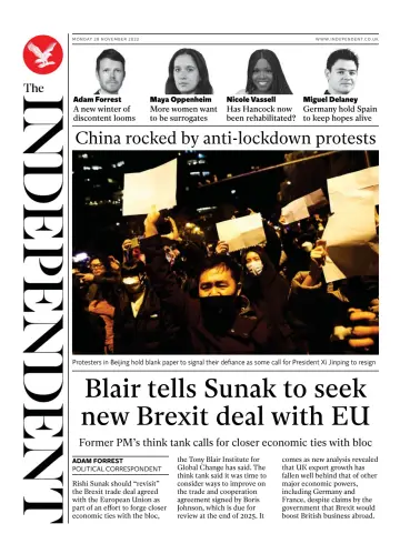 The Independent - 28 Nov 2022