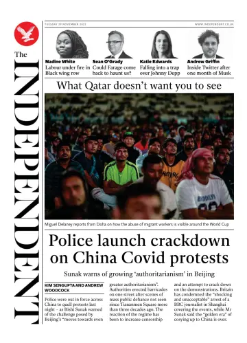 The Independent - 29 Nov 2022