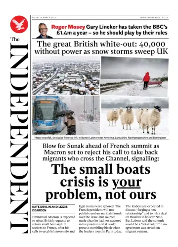 The Independent - 10 Mar 2023