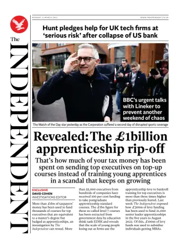 The Independent - 13 Mar 2023