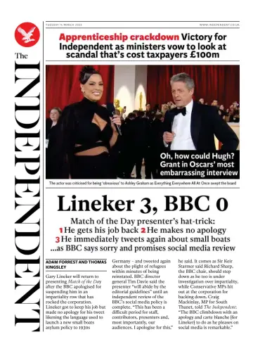 The Independent - 14 Mar 2023