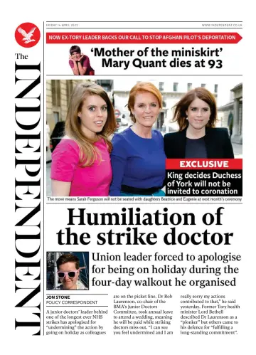 The Independent - 14 Apr 2023