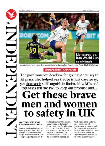 The Independent - 13 Aug 2023