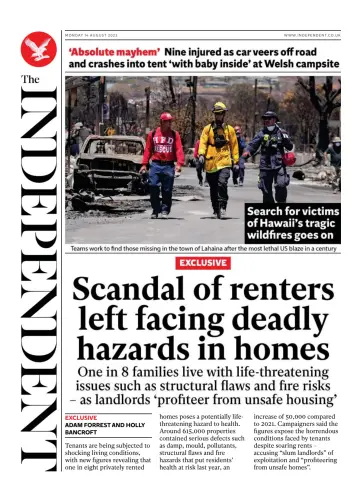 The Independent - 14 Aug 2023