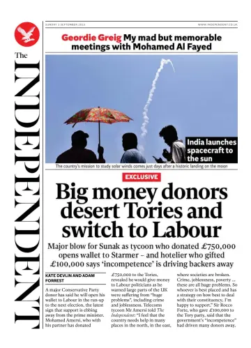 The Independent - 3 Sep 2023