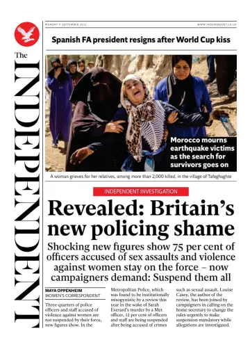 The Independent - 11 Sep 2023