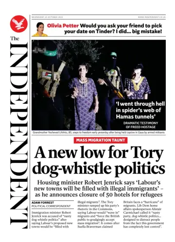 The Independent - 25 Oct 2023
