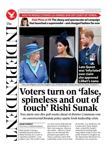 The Independent - 16 Jan 2024