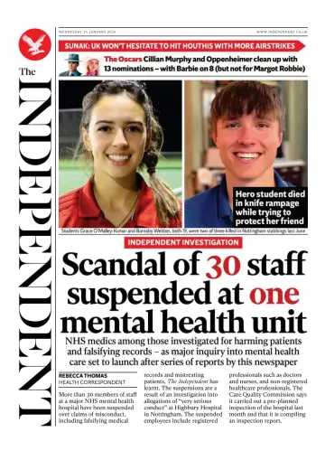 The Independent - 24 Jan 2024