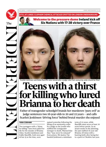 The Independent - 3 Feb 2024