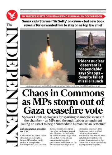 The Independent - 22 Feb 2024