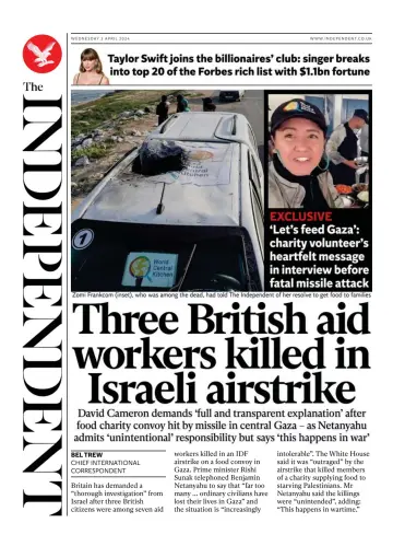 The Independent - 3 Apr 2024
