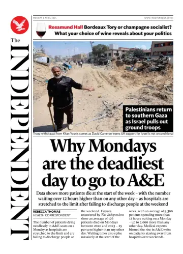 The Independent - 8 Apr 2024