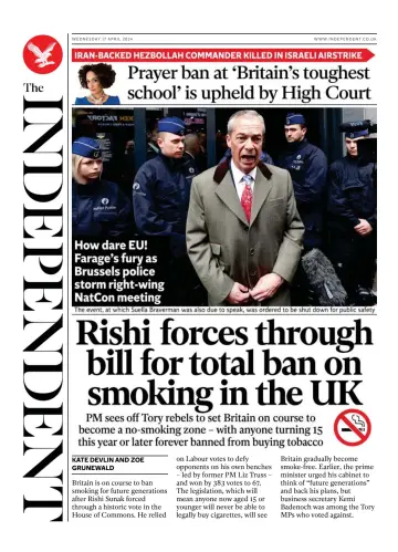 The Independent - 17 Apr. 2024