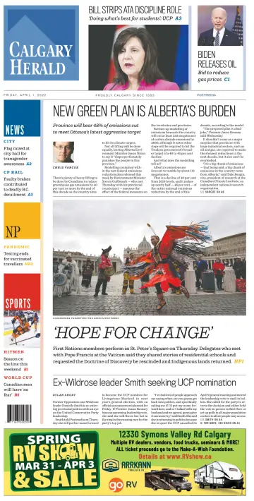 Calgary Herald - 1 Apr 2022