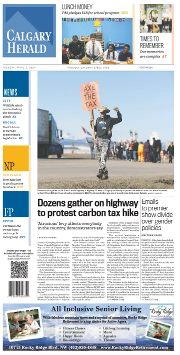 Calgary Herald - 2 Apr 2024