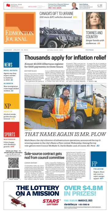 Edmonton Journal - 19 Jan 2023