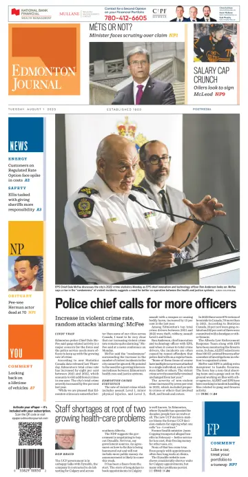 Edmonton Journal - 1 Aug 2023