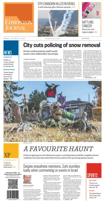 Edmonton Journal - 16 Oct 2023