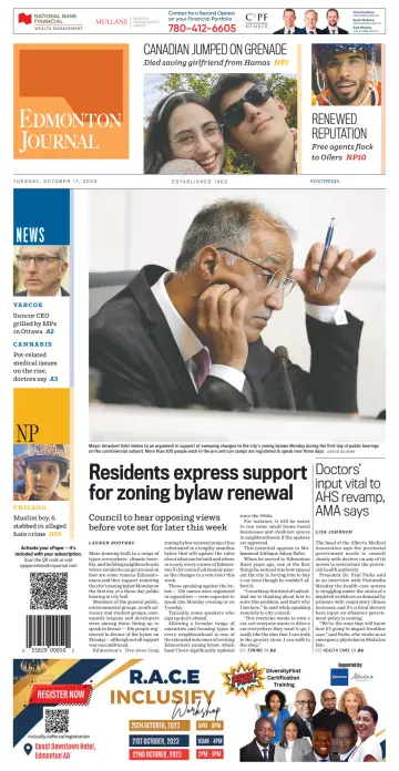 Edmonton Journal - 17 Oct 2023