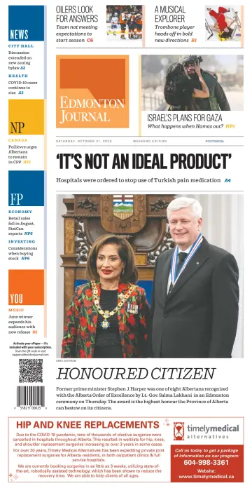 Edmonton Journal - 21 Oct 2023