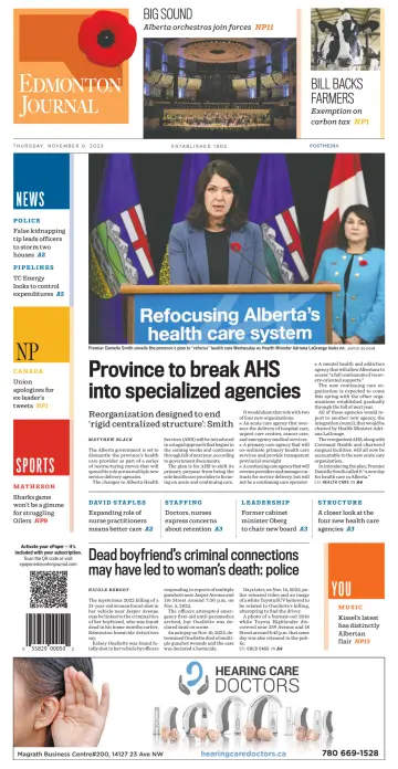 Edmonton Journal - 9 Nov 2023