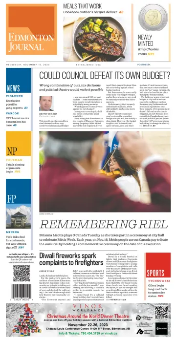 Edmonton Journal - 15 Nov 2023