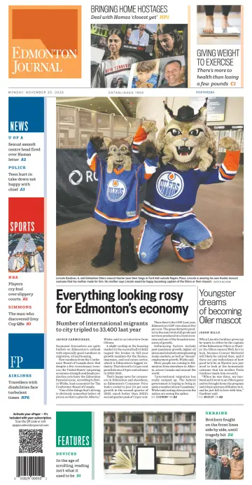 Edmonton Journal - 20 Nov 2023