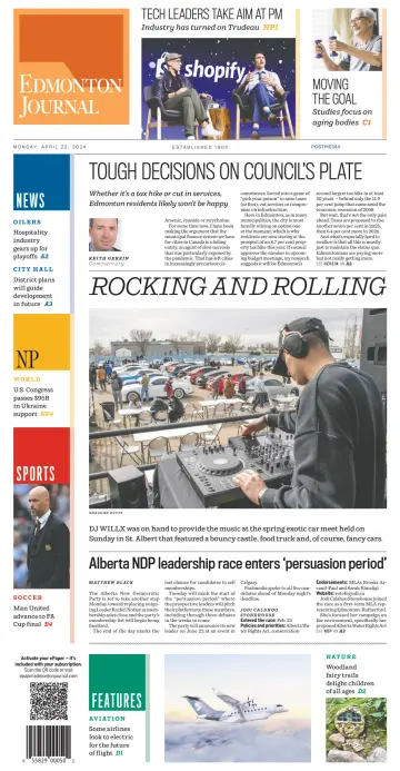 Edmonton Journal - 22 avr. 2024