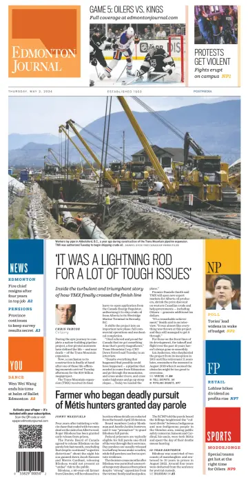 Edmonton Journal - 02 mai 2024