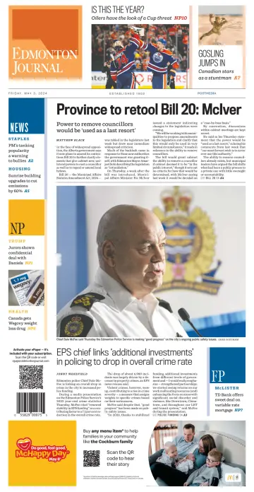 Edmonton Journal - 03 mai 2024
