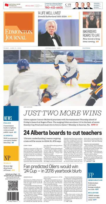 Edmonton Journal - 21 Jun 2024