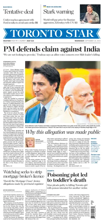 Toronto Star - 20 Sep 2023