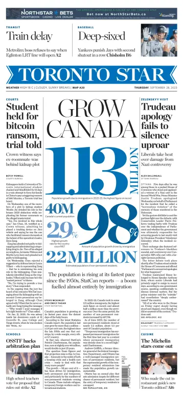 Toronto Star - 28 Sep 2023