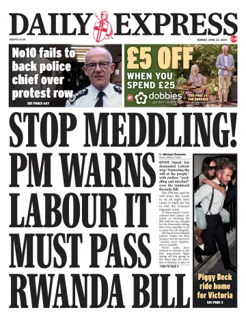 Daily Express - 22 Apr 2024